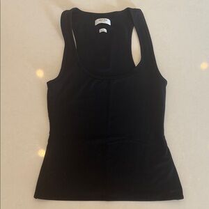 Aritzia Black Slim Racerback Tank